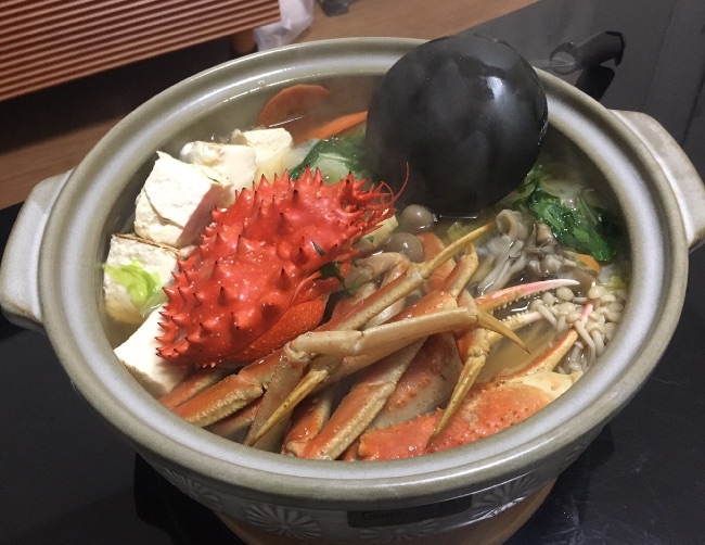 煮立ち後鍋