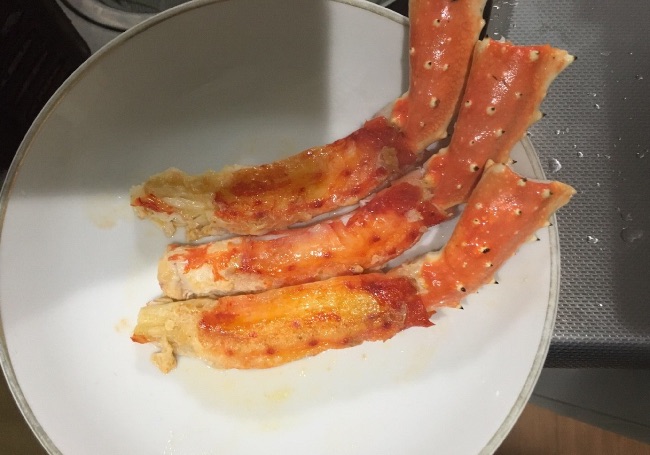 ズワイのバター焼き2