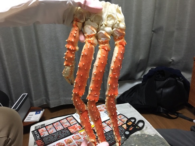 解凍後ズワイ