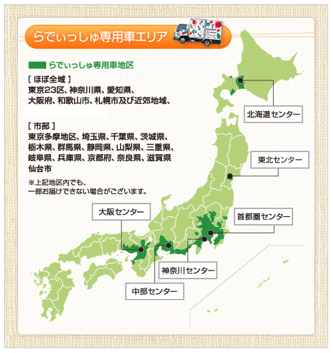 らでぃっしゅぼーや専用車