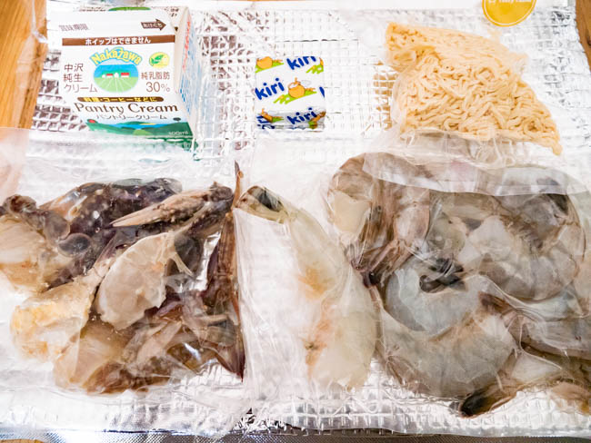 TastyTableの魚介類など